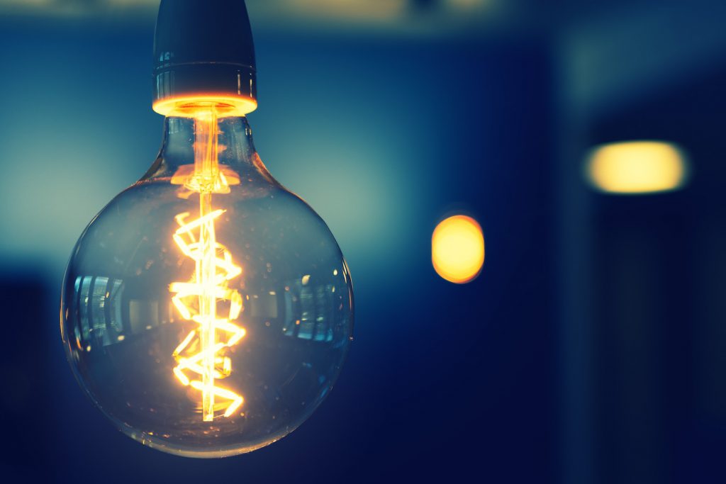decorative image: lightbulb