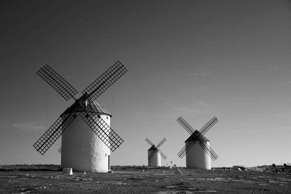 decorative image: windmills