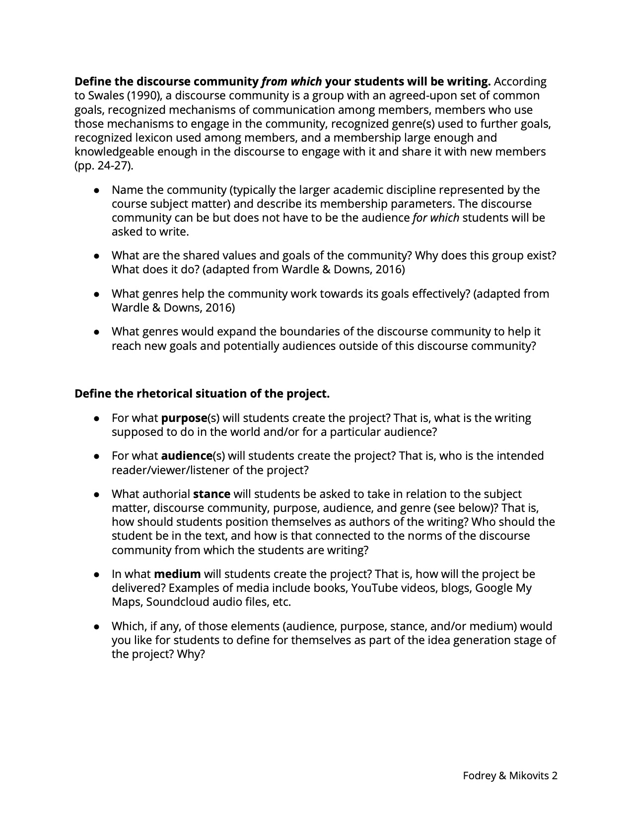 MM Project Design Guide, page 2