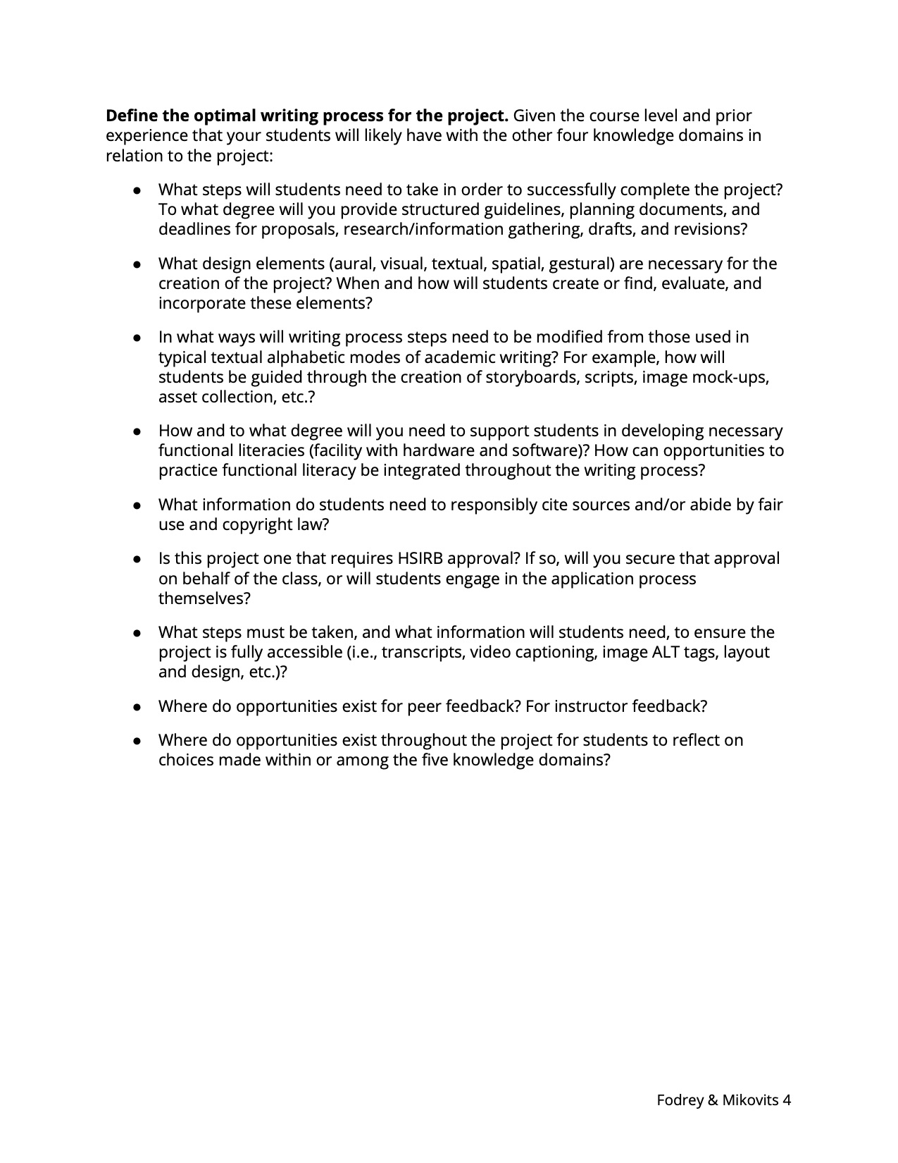 MM Project Design Guide, page 4