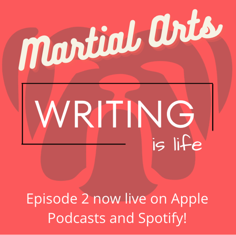 Episode cover image with title and episode locations (apple and spotify)